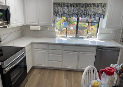 Quartz kitchen countertop, Village 38, Camarillo