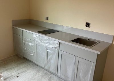 Quartz countertop, Cohasset St, Winnetka
