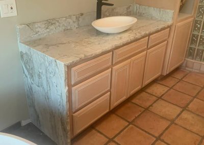 Dolomite vanity tops, Los Coyotes Pl, Camarillo