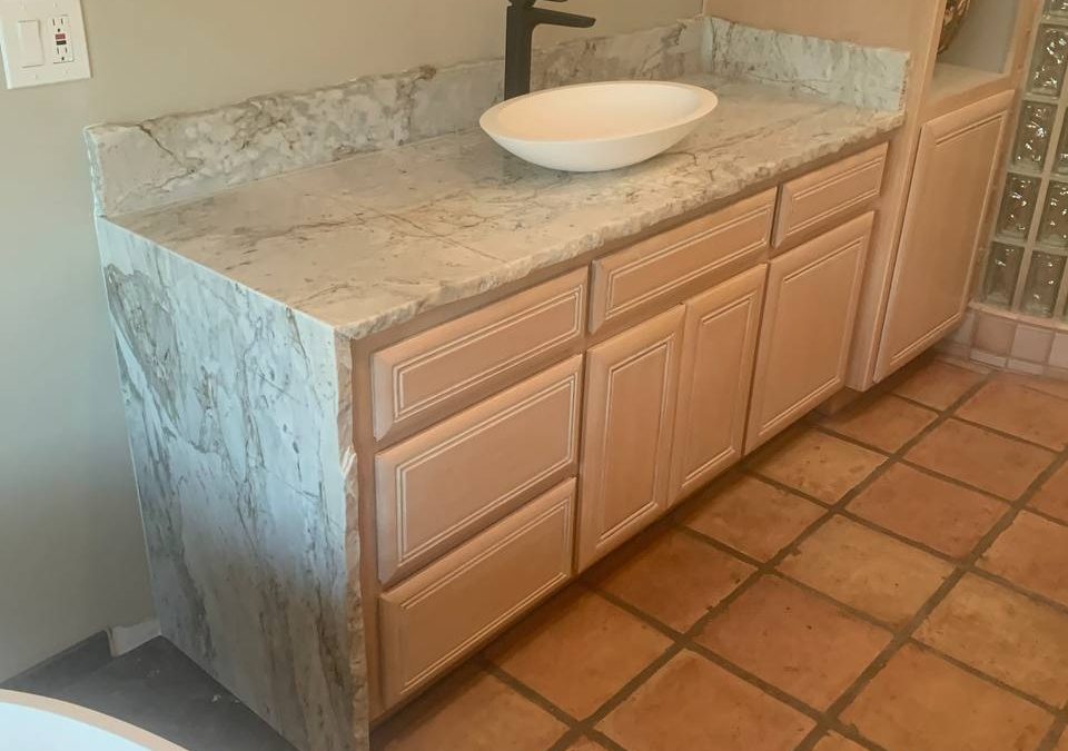Dolomite vanity tops, Los Coyotes Pl, Camarillo