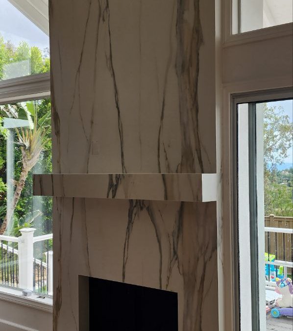 Porcelain fireplace, Alatar Dr, Woodland Hills