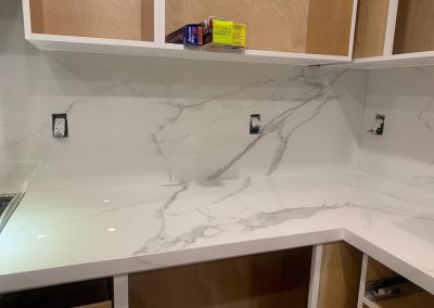 Porcelain kitchen countertop, Via Mesita, Thousand Oaks