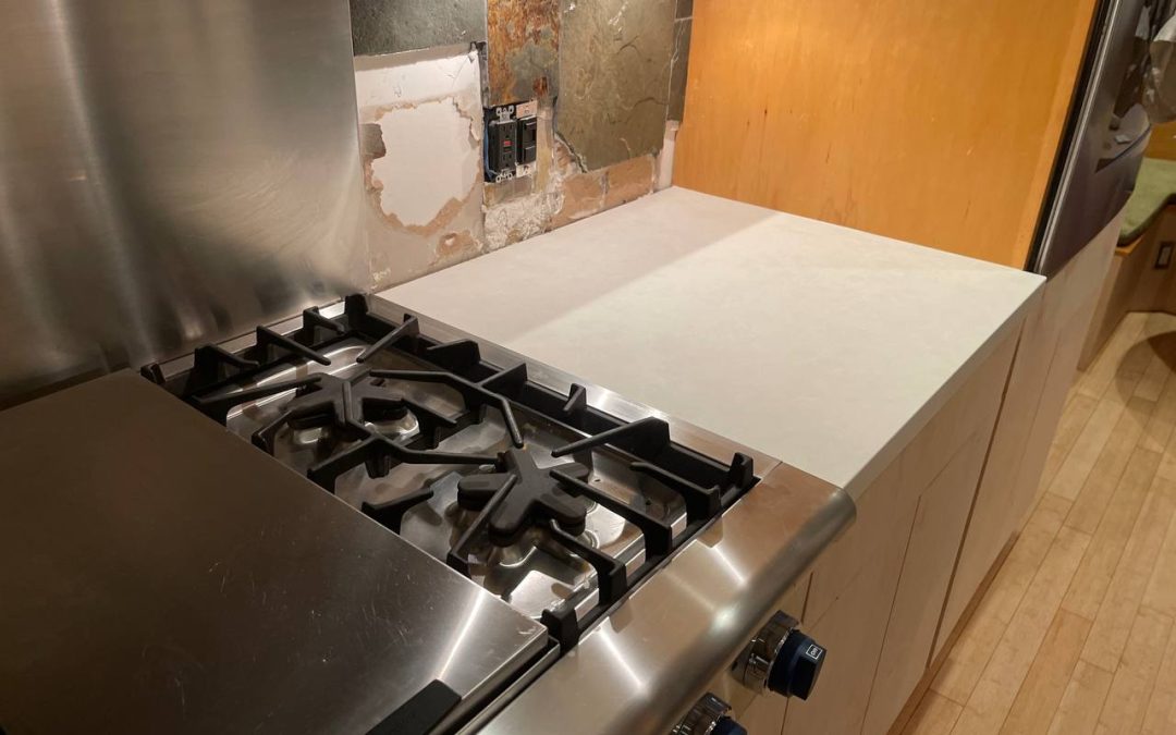 Quartz kitchen countertop, Don Timoteo Dr, Los Angeles