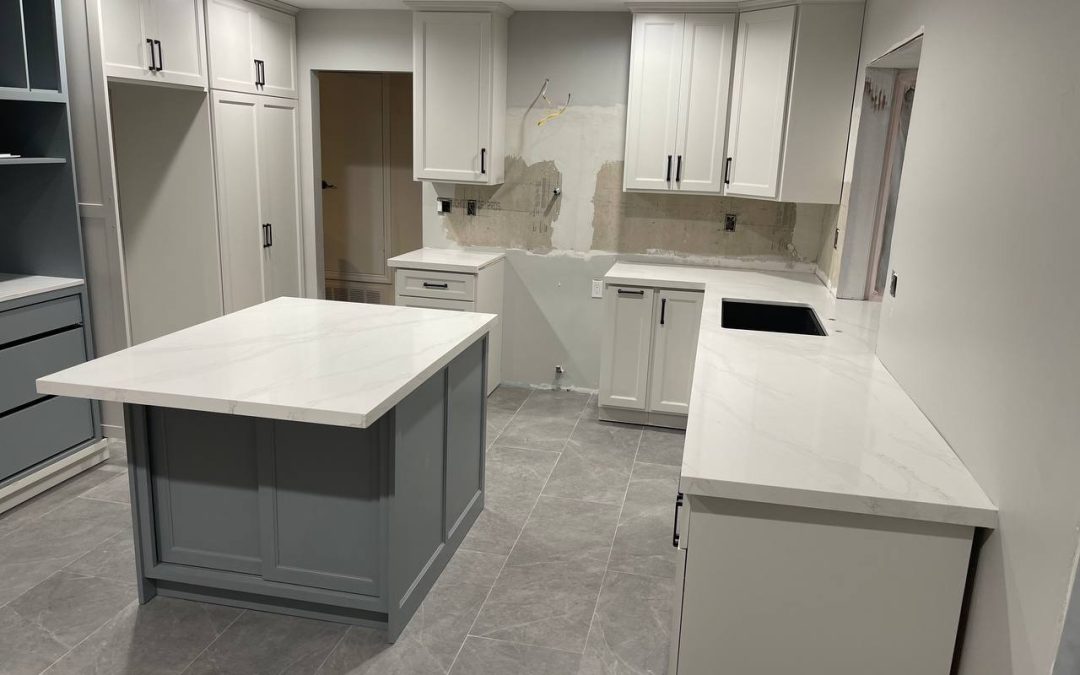 Quartz kitchen countertop, Calle Estepa, Thousand Oaks