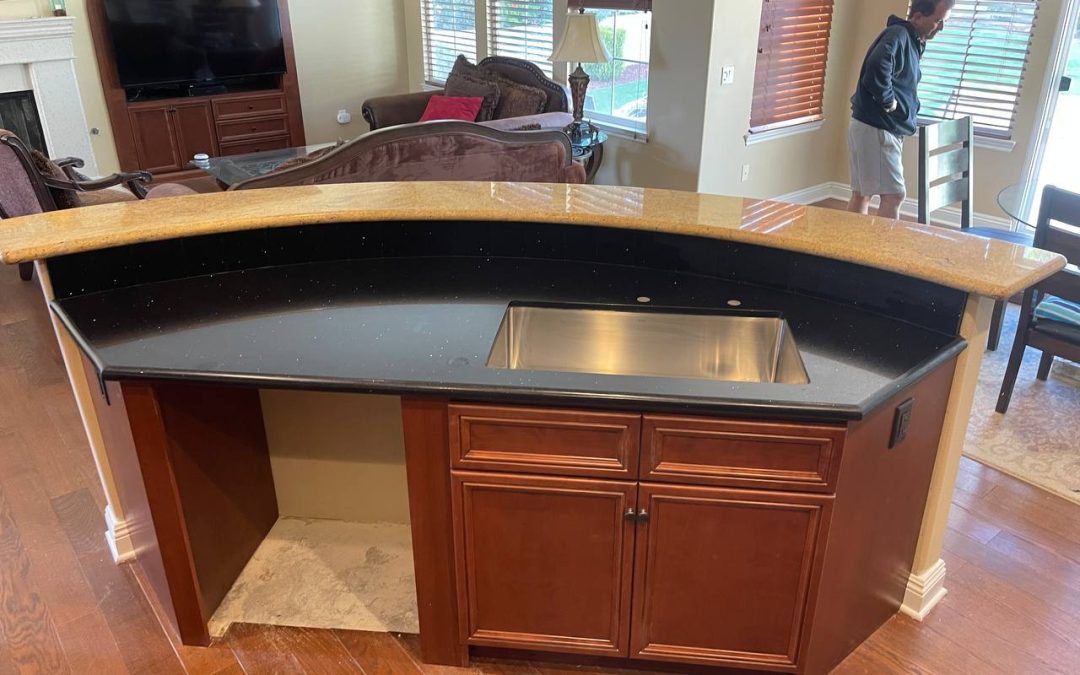 Quartz kitchen countertop, Swift Fox Ct, Simi Valley
