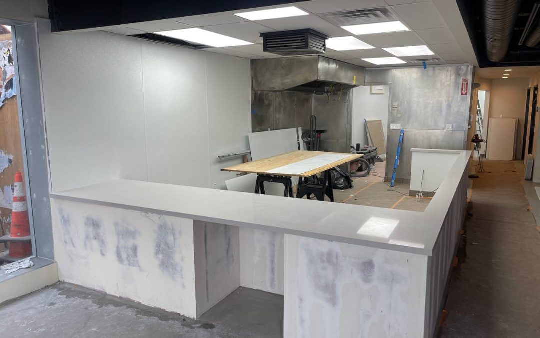 Quartz countertop, Westwood Blvd, Los Angeles