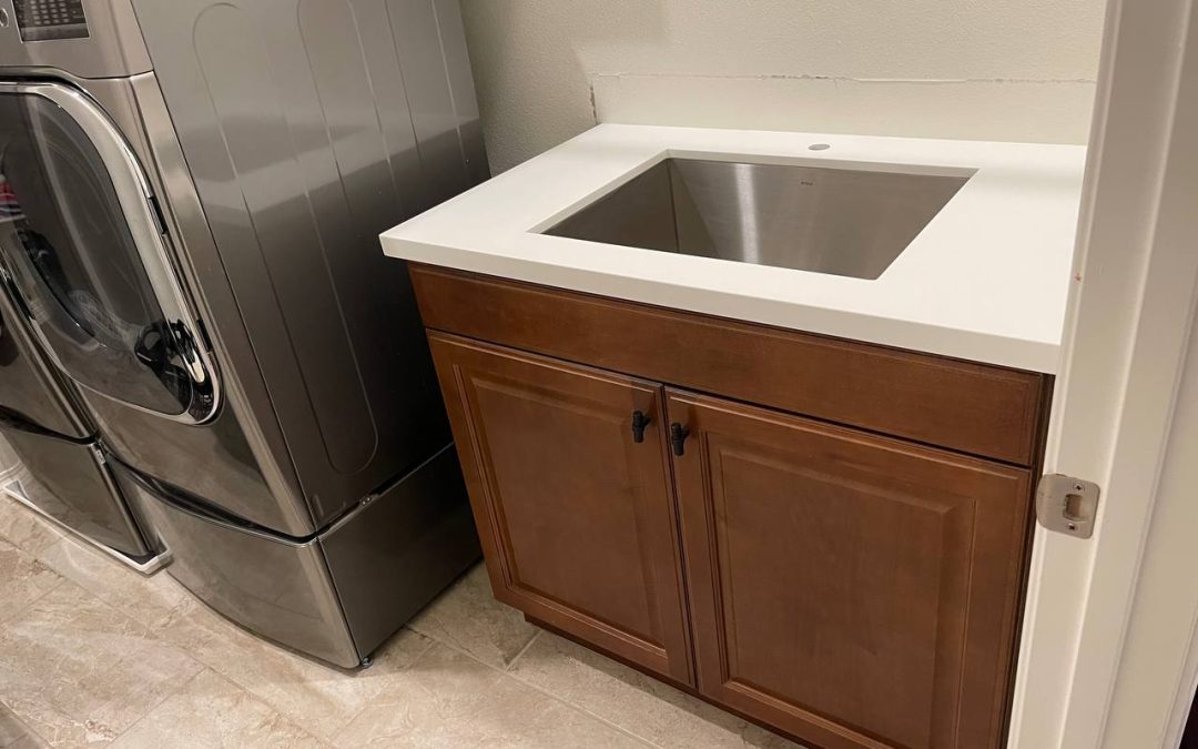 Quartz laundry countertop, Sequoia Ave, Simi Valley