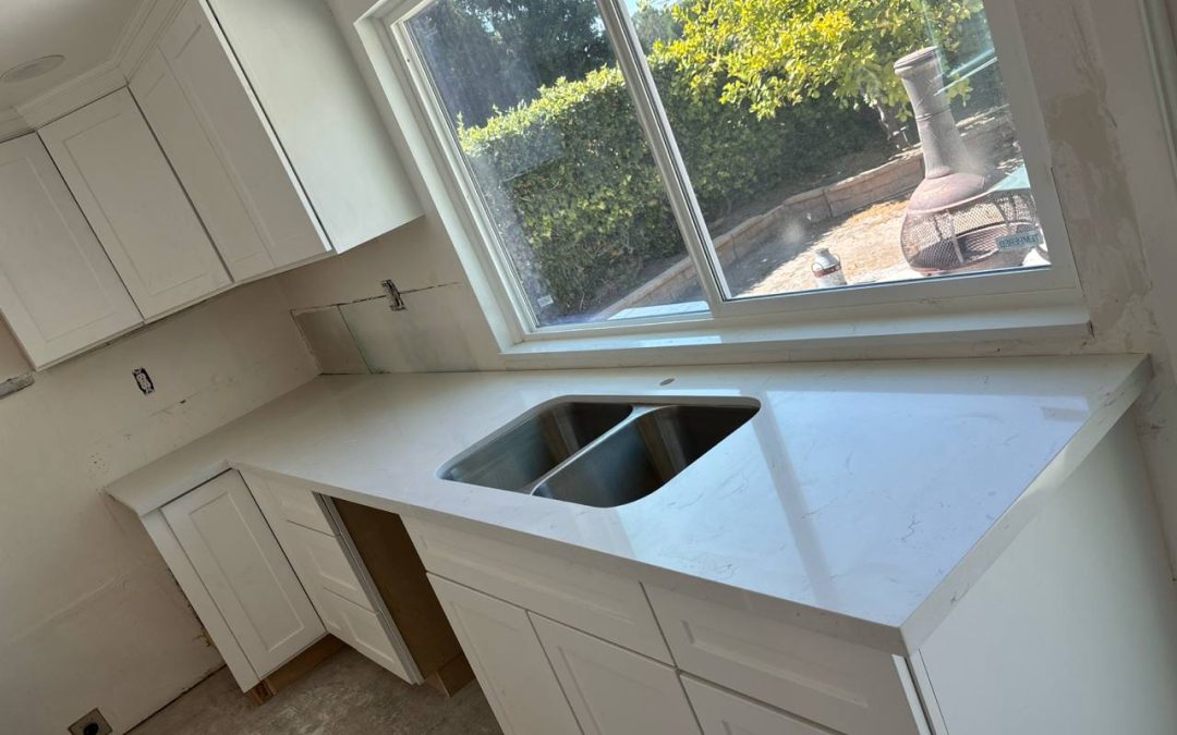 Quartz kitchen countertop, Aries St, Agoura Hills
