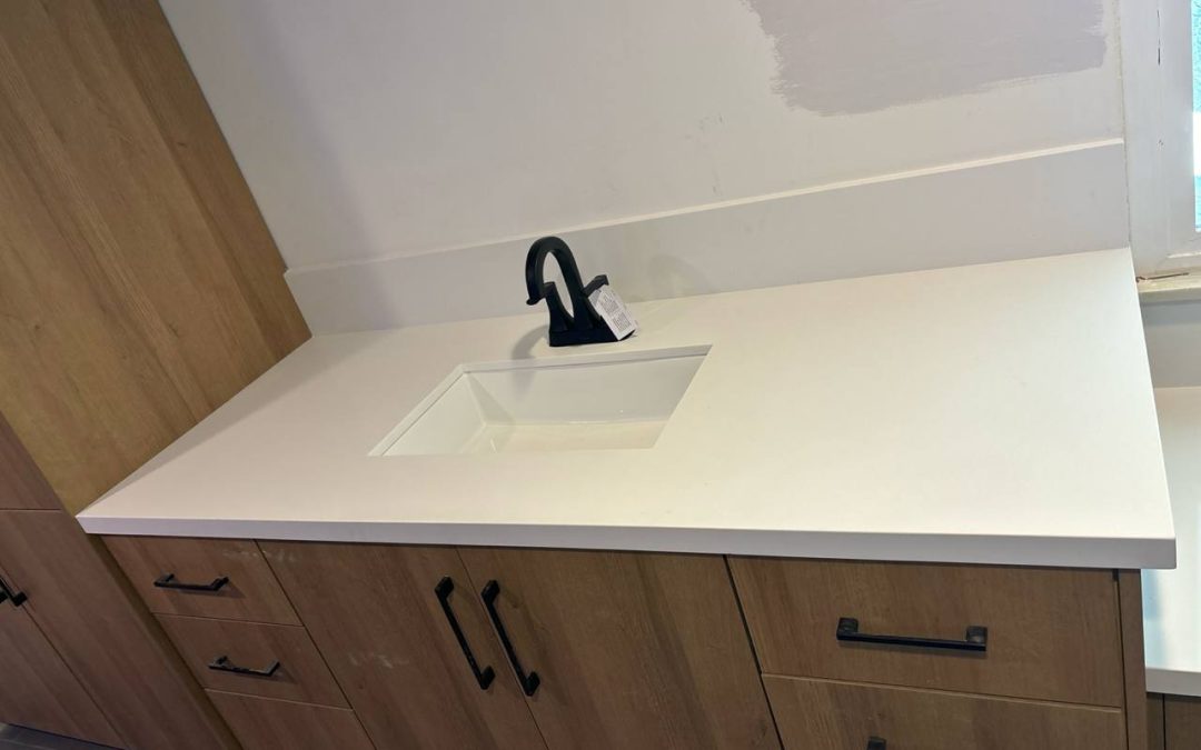 Quartz vanity top, Lowell Ave, Glendale