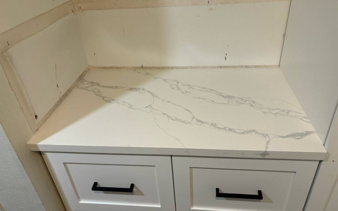 Quartz countertop, Burbank Blvd, Tarzana