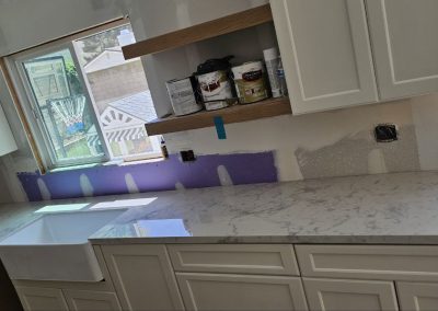 Porcelain kitchen countertop, Sunset Knolls Dr, Thousand Oaks