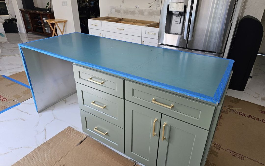 Porcelain kitchen countertop, Posada Dr, Oxnard