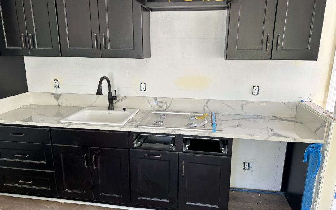 Porcelain kitchen countertop, Laurelwood Dr, Thousand Oaks