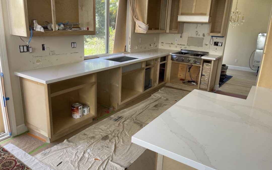Quartz kitchen countertop, Camino Del Sol, Thousand Oaks