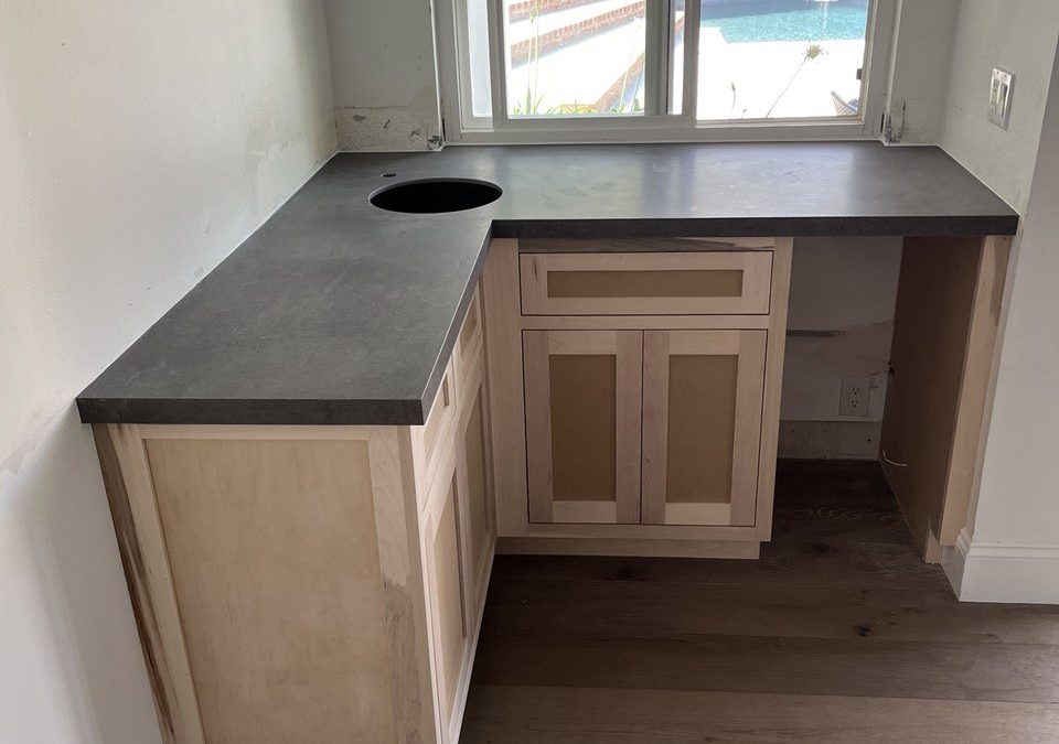 Porcelain bar countertop, White Cloud Cir, Westlake Village