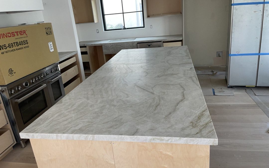 Quartzite kitchen countertop, S. Rumpau Blvd, Los Angeles