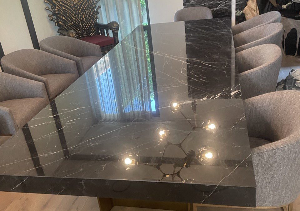 Porcelain countertops and walls, N Grenola St, Pacific Palisades