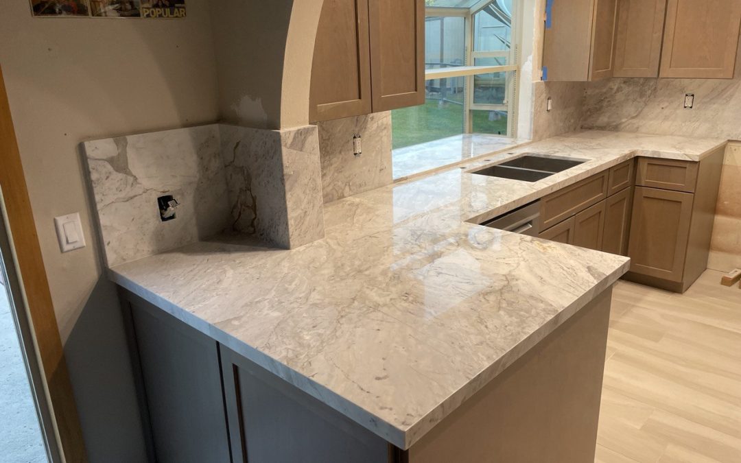 Quartzite and dolomite kitchen and bar countertops, Flintridge Ct, Thousand Oaks