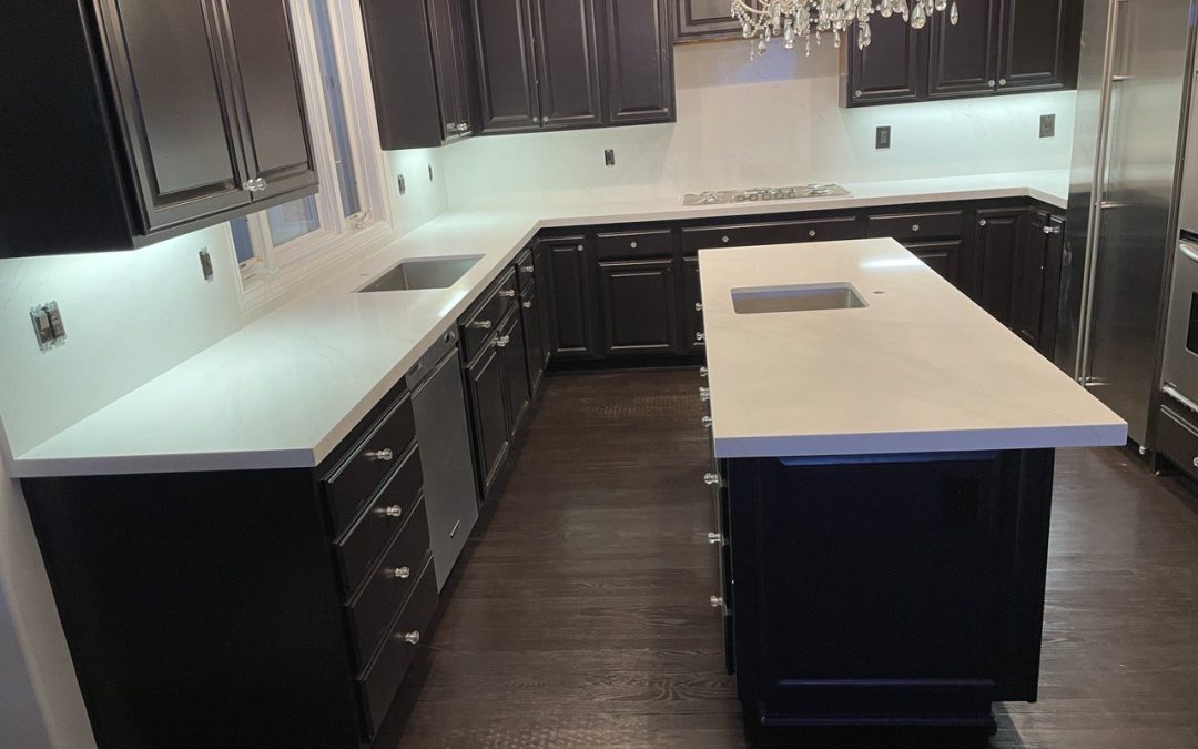 Quartz kitchen countertop, Baybrook Ct, Lake Sherwood – 2