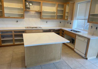 Quartz kitchen countertop, Seabreeze St, Thousand Oaks