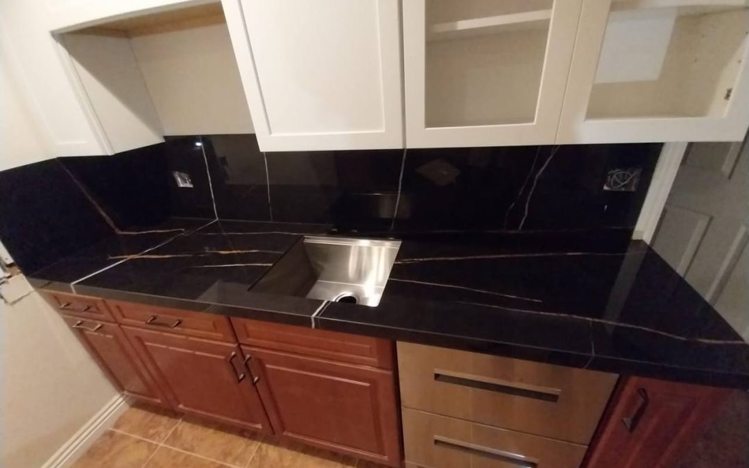 Porcelain kitchen countertop, Blue Ridge Ct, Moorpark