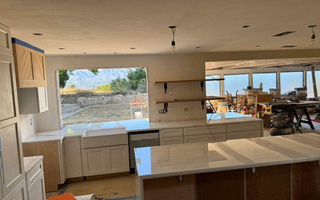 Quartzite kitchen countertop, Calle Montilla, Santa Barbara